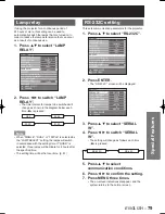 Preview for 79 page of Panasonic D10000U - SXGA+ DLP Projector Operating Instructions Manual