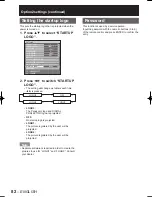 Preview for 82 page of Panasonic D10000U - SXGA+ DLP Projector Operating Instructions Manual