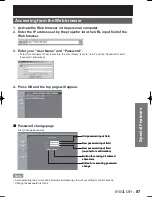 Preview for 87 page of Panasonic D10000U - SXGA+ DLP Projector Operating Instructions Manual