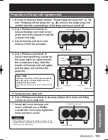 Preview for 111 page of Panasonic D10000U - SXGA+ DLP Projector Operating Instructions Manual