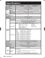 Preview for 116 page of Panasonic D10000U - SXGA+ DLP Projector Operating Instructions Manual