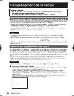 Preview for 130 page of Panasonic D10000U - SXGA+ DLP Projector Operating Instructions Manual