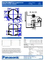 Preview for 2 page of Panasonic DA66C10RCU6 Specification Sheet