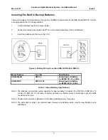 Preview for 9 page of Panasonic DBS 128 Installation Manual