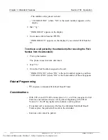 Preview for 91 page of Panasonic DBS 40 Operating Manual