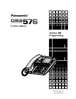 Panasonic DBS 576 Section 300 Technical Manual preview