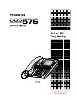 Предварительный просмотр 1 страницы Panasonic DBS 576 Technical Manual