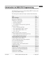 Preview for 11 page of Panasonic DBS 576 Technical Manual