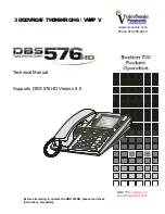 Panasonic DBS 576HD Technical Manual preview