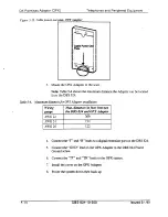 Preview for 53 page of Panasonic DBS 824 Installation Manual