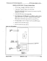 Preview for 54 page of Panasonic DBS 824 Installation Manual