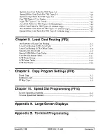 Preview for 91 page of Panasonic DBS 824 Installation Manual