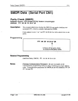 Preview for 155 page of Panasonic DBS 824 Installation Manual