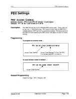 Preview for 164 page of Panasonic DBS 824 Installation Manual