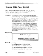 Preview for 167 page of Panasonic DBS 824 Installation Manual