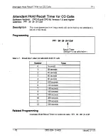 Preview for 189 page of Panasonic DBS 824 Installation Manual