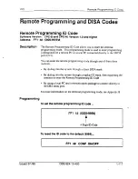 Preview for 228 page of Panasonic DBS 824 Installation Manual