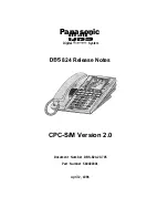 Preview for 2 page of Panasonic DBS 824 Manual