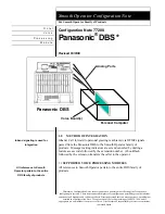 Preview for 1 page of Panasonic DBS Configuration Note