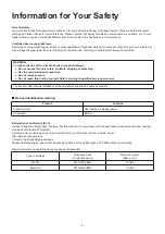 Preview for 2 page of Panasonic DC-BGH1 Operating Instructions Manual