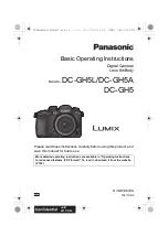 Panasonic DC-GH5L Basic Operating Instructions Manual предпросмотр