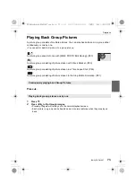 Предварительный просмотр 73 страницы Panasonic DC-GH5L Basic Operating Instructions Manual
