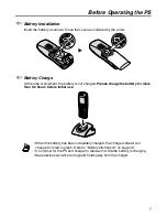 Preview for 7 page of Panasonic DECT Portable Station KX-TCA256 Operating Instructions Manual