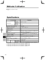 Preview for 10 page of Panasonic DFQW5A99ZAK Operating Instructions Manual