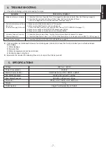 Preview for 7 page of Panasonic DH-3PL1PH Operating And Installation Instructions