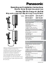 Panasonic DH-4UD1 Operating And Installation Instructions preview