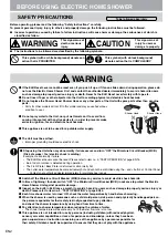 Preview for 2 page of Panasonic DH-4US1 Operating And Installation Instructions