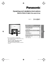 Preview for 1 page of Panasonic DH-6SM1PW Operating And Installation Instructions