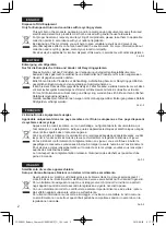 Preview for 2 page of Panasonic DHQX1601ZA/T1 Operating Instructions Manual