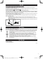 Preview for 7 page of Panasonic DHQX1601ZA/T1 Operating Instructions Manual