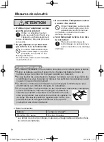 Preview for 20 page of Panasonic DHQX1601ZA/T1 Operating Instructions Manual