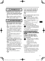 Preview for 23 page of Panasonic DHQX1601ZA/T1 Operating Instructions Manual