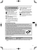 Preview for 35 page of Panasonic DHQX1601ZA/T1 Operating Instructions Manual