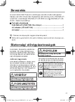 Preview for 41 page of Panasonic DHQX1601ZA/T1 Operating Instructions Manual