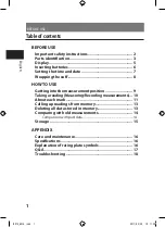 Предварительный просмотр 2 страницы Panasonic Diagnostec EW-BU1 Operating Instructions Manual