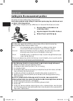 Предварительный просмотр 10 страницы Panasonic Diagnostec EW-BU1 Operating Instructions Manual