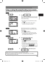 Предварительный просмотр 11 страницы Panasonic Diagnostec EW-BU1 Operating Instructions Manual