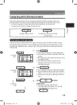 Preview for 15 page of Panasonic Diagnostec EW-BU1 Operating Instructions Manual