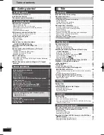 Предварительный просмотр 4 страницы Panasonic DIGA DMR-BW750 Operating Instructions Manual