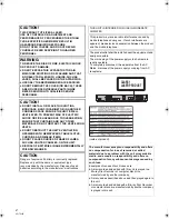 Preview for 2 page of Panasonic Diga DMR-BW780 Operating Instructions Manual