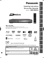 Panasonic DIGA DMR-BW850 Operating Instructions Manual preview