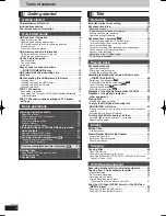 Preview for 4 page of Panasonic DIGA DMR-BW850 Operating Instructions Manual