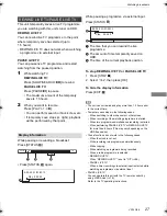 Preview for 27 page of Panasonic Diga DMR-BWT735 Operating Instructions Manual