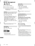 Preview for 74 page of Panasonic Diga DMR-BWT735 Operating Instructions Manual