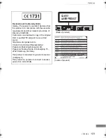 Preview for 123 page of Panasonic Diga DMR-BWT735 Operating Instructions Manual