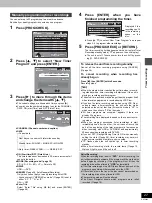 Preview for 27 page of Panasonic Diga DMR-E100 Operating Instructions Manual